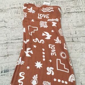 Paper Heart maxi dress